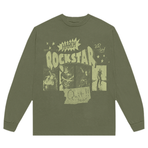 Quit!! Green Rockstar Tour Long Sleeve Tee