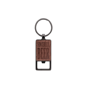 Sincerely Beer Bottle Opener Keychain